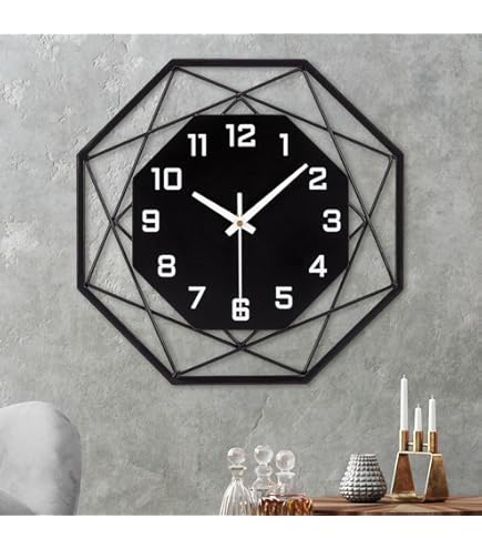 Wandklok zwart 30 cm - klokken - wandklokken-muurklokken