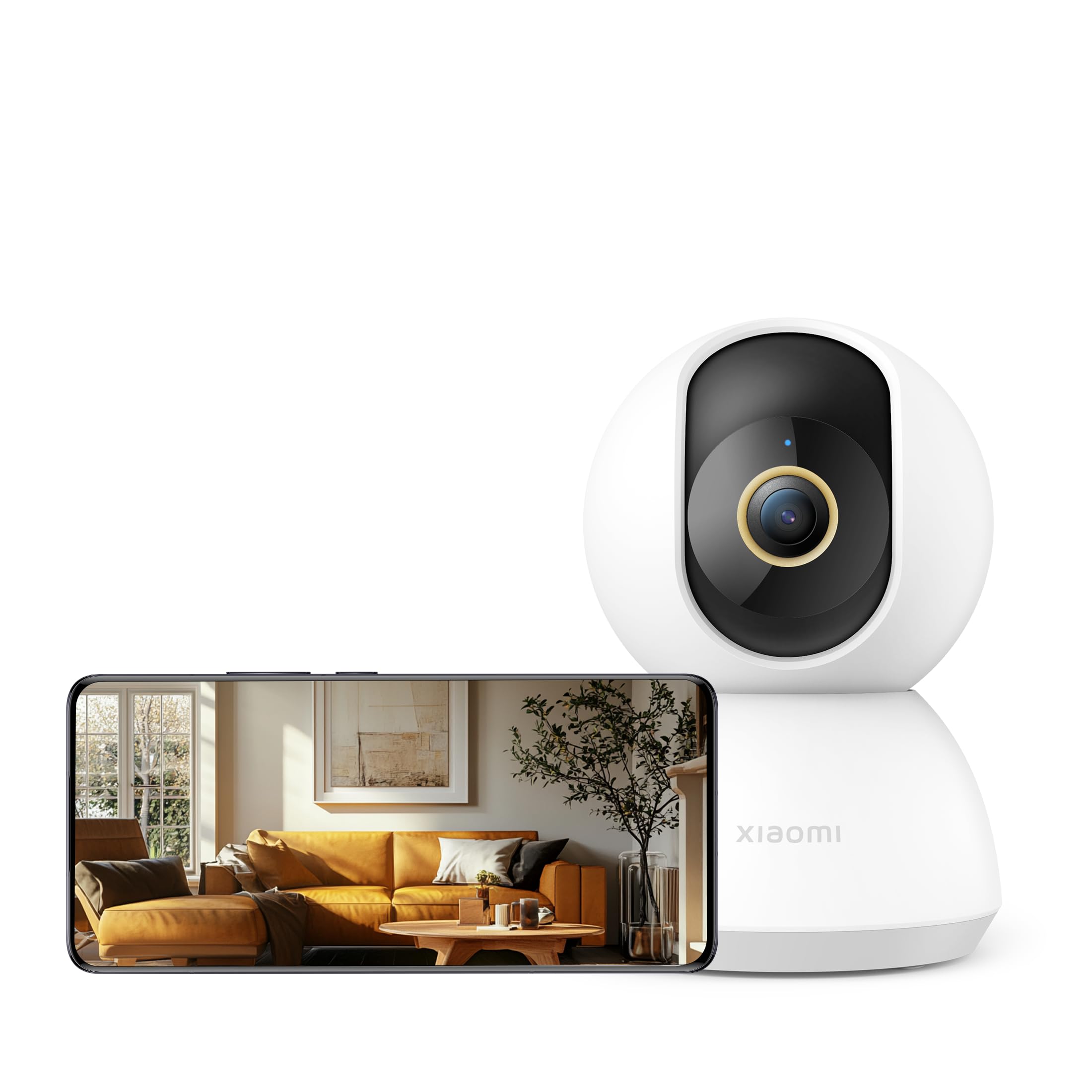 Xiaomi Mi 360° Home Security Camera 2K (1296p)| 2024 New Launch| 3MP High Res| F/1.6 High Aperture for Superior Colors| CCTV 