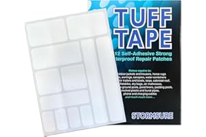 Tuff Tape Repair Tape for Down Jacket - Waterproof, Self-Adhesive, Durable for Instant Down Jacket Repairs