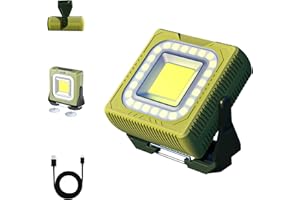 WARSUN Linterna de camping alimentada por energía solar, linterna LED ligera para camping, larga duración, múltiples luces, recargable tipo C, magnética, colgante, al aire libre, senderismo, camping