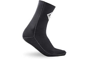 Two Bare Feet Neoprene Wetsuit Socks – 2.5mm, 5mm & 7mm Thickness – Thermal, Flexible, Durable Design - Perfect for Surfing, Diving & Water Sports