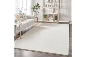‎THE CARPET the carpet Cosy Cosy Warm Fur Rug, Soft and Elegant, Washable and Suitable for Underfloor Heating, Oeko-Tex Certified, Cream, 200 x 280 cm