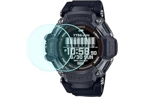 Duttek Pellicola protettiva in vetro temperato per CASIO G-Shock GBD-H2000, senza bolle, antigraffio, durezza 9H, per Casio G-Shock GBD-H2000, confezione da 2