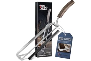 SYOKAMI 2025 Upgrade Bread Knife for Homemade Bread, World's 1st Real Bow-Design Sourdough Bread Slicer, Razor-Sharp Cutter for Crusty Sourdough & Baguette, 4 Thickness Scale Marks, Ideal for Gift