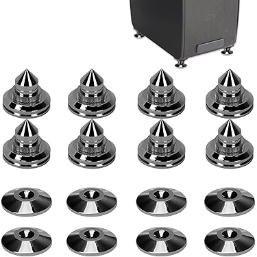 Piedini Per Diffusori Altoparlanti In Ottone - 4 Pezzi, Diametro 20mm, Antivibrazione