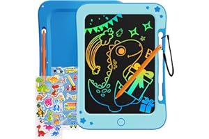 ‎TEKFUN TEKFUN LCD Schreibtafel Kinder Spielzeug ab 3 4 5 6 7 Jahre alt Junge Mädchen, 8,5 Zoll Zaubertafel Kinder Maltafel für Geburtstag Weihnachten Geschenk 3+ Jahre alte Jungen Mädchen (Blau)