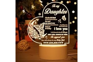 Vetbuosa Daughter Gifts - Birthday Gifts for Daughter from Mum Night Light, Gifts for Daughter, Graduation, Birthday Gifts for Daughter, Daughter Gifts from Mum, Idea Gifts for Daughter