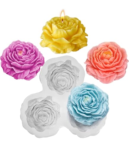 Stampo In Silicone 3D A Forma Di Rosa Per Cioccolato E Torte | Antiaderente, Per Alimenti, Da -60° A +230° - 2
