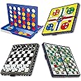 4-in-a-Row, Saijer Mini 'Connect 4' Board Game (4 Sets)