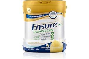 ENSURE DIABETES CARE Abbott Abbott Stellen Sie sicher, Diabetes Care Vanilla Delight Flavour 400 g (früher als Glucerna SR bekannt)