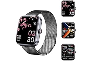 Jeeeun Diabetic Watch Glucose Monitor,Blood Sugar Monitor Watch,Glucose Monitoring Watch,Blood Glucose Monitoring Smartwatch,Blood Glucose Watch for Diabetics