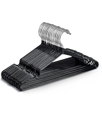 20 Grucce Per Pantaloni In Metallo Con Rivestimento Antiscivolo | Salvaspazio Per Armadio - Foto 2