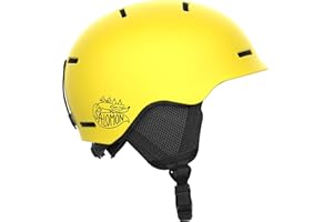 Salomon Orka Casque de Ski pour Enfant, Idéal pour Le Ski et Le Snowboard