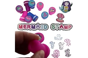 LG ELECTRONICS LG-Imports Lot de 12 tampons en forme de sirène pour enfant Motif tombola