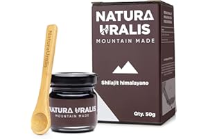 NATURA URALIS Naura Uralis Himalayan Shilajit | 50g di Resina Minerale di Shilajit Organica, Formata Naturalmente - Shilajit Nero Altamente Potente Dalle Montagne dell'Himalaya.