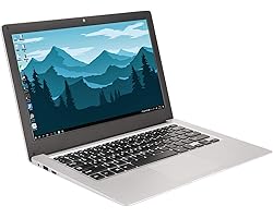 Laptop 13.3-inch (IPS display, Intel 64-bit quad-core celeron j3455 processor, 6GB RAM, 128GB SSD,Windows 10 , USB 3.0, Dual 