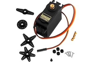 AZDelivery MG995 Micro Digital Servo Motor for RC robot Helicopter Aircraft compatible with Arduino Including E-Book!