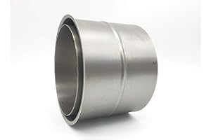 ROTTHUES Mauermuffe Wandfutter Ø150 mm 11,5 cm lang kürzbar Doppelwandfutter für Rauchrohr Ofenrohr Kaminrohr