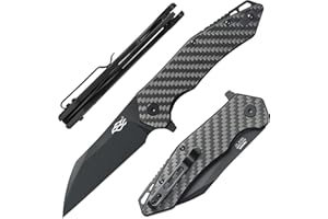 Ganzo Firebird FH31B-CF Nóż Składany Czarny Głownię ze Stali D2 Rękojeść G10 Czarny Węgiel