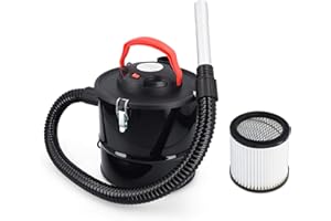 ‎NAVARIS Navaris Aschesauger 10L mit Filter 800W - Asche Staubsauger für Kamin BBQ Grill Ofen - Kaminsauger Aschestaubsauger Kaminstaubsauger