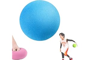 Chagoo Ballon de Basket Silencieux, Ballon en Mousse Haute densité sans revêtement avec Ballon d'entraînement en intérieur muet, Doux et élastique