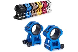 Anelli per Cannocchiale di Precisione di Grado Industriale WestHunter, 25,4 mm 30 mm Montaggio per Cannocchiale Picatinny Tattico in Lega di Alluminio 6061 T6 | Altezza centrale di 36 mm / 29 mm