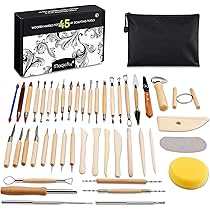 Keramiek Klei Beeldhouwen Gereedschap, Polymeer Klei Gereedschap Kit 38pcs Ergonomische Handgreep Kunststof Stylus Draagbaar voor Modelleren voor Tekenen