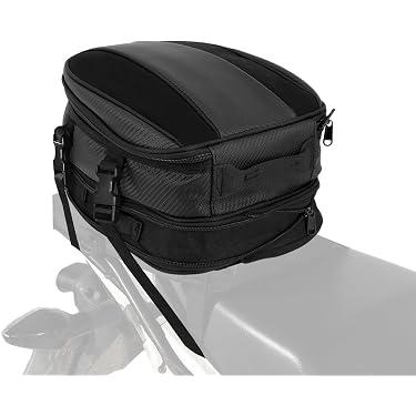 Borsa Moto In Pelle 3 In 1 &ndash; Set Da Sella, Laterale E Marsupio &ndash; Grande 33 Cm &ndash; Marrone Artigianale