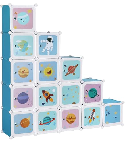 Armoire Enfant Leomark Paw Patrol - 161,5cm De Haut - 2 Portes Avec Penderie Et Étages - Montage Facile