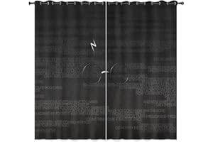 LKFFHAVD Harry Potter Gardinen Verdunklungsgardine Ösen Für Schlafzimmer, Hogwarts School Hermione Verdunkelungsvorhang-Set 2er Set Für Kinderzimmer (9,100x140 BxH)