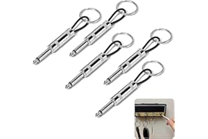 EXIN DECHEN Marshall Key Holder - 5 Sztuk Gitara Muzyk Uchwyt na Klucze, Breloczek do Jack Rack 2.0 JCM800, Audio Wtyczka Gitarowa