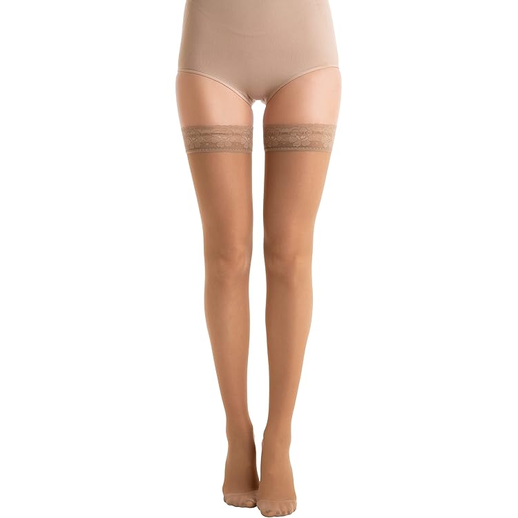 RelaxSan Basic 870 (Skin, 4) 140 denier matige steun kousen 18-22 mmHg stay- ups RelaxSan Basic 870 (Skin, 4) 140 denier matige steun kousen 18-22 mmHg stay- ups