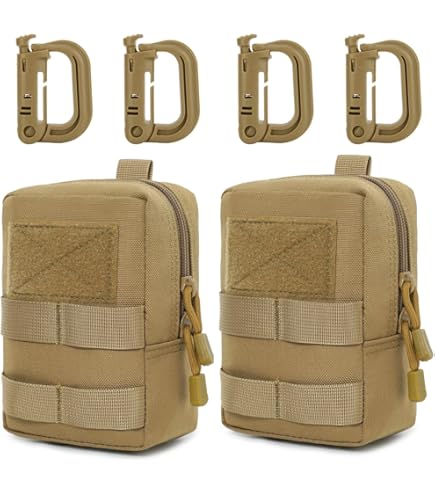 2 Portaborracce Tattici Militari - Borsa Molle Per Zaino, Ideale Per Escursionismo E Ciclismo - Foto 9