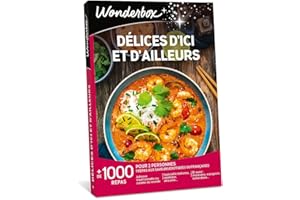 Wonderbox - Délices D'ici Et D'ailleurs - Coffret Cadeau - Idée Cadeau Gastronomie