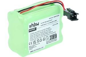 vhbw Batería Recargable Compatible con Tivoli PAL, iPal Radio Digital (2000 mAh, 7,2 V, NiMH)