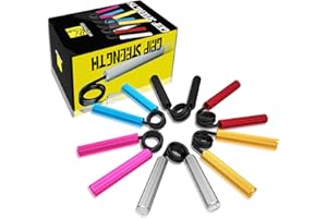 kasifei Hand Grip Antebrazo Ejercitar, Paquete de 4 (22.5, 45, 67.5, 90kg) Fortalecedor de Agarre, Ejercitador de Manos para Antebrazo Fortalecer y Rehabilitacion Mano