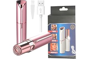 HIVETZ Facial Hair Remover for Women,Lady Shavers for Women,Facial Epilator,Upper Lip Hair Remover,Rechargeable Hair Remover for Face,Ladies Facial Hair Remover,Ladies Face Shaver,Hair Removal Device