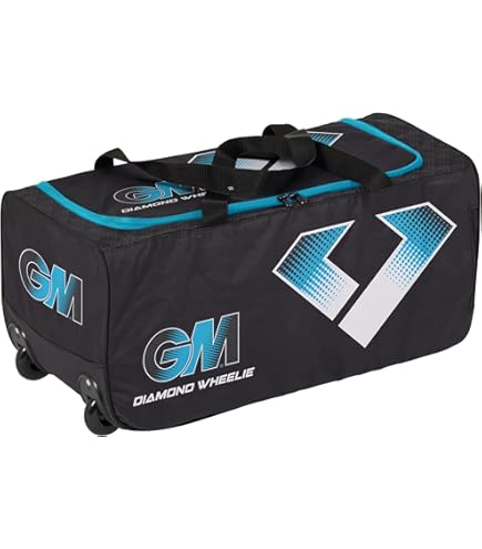 Gunn & Moore GM Cricket Plunjezak - Medium - Zwart/Cyaan/Fluoro