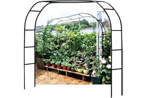 LIYI929GP ArcoDa Giardino, Supporto Piante Rampicanti, Stabile Pergole In Metallo, Decorazione Giardino, Garden Pergolas ArcoPer Rose Sostegno, 120/180/200/240/280/300cm Largo, Interni Ed Esterni