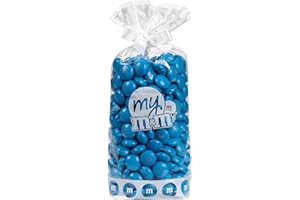 MY M&M'S M&M'S mono couleur au chocolat au lait - Sachet de 300g de M&M'S - Idée de DIY - Idéal pour un mariage, une fête d'anniversaire, un buffet de bonbons, un baptême, une gender reveal (Bleu Profond)