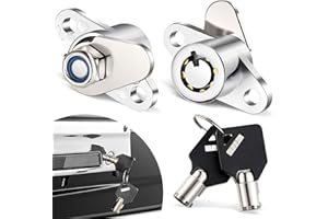 AMAZICHA Ensemble de serrure de sacoche 3 clés pour Harley Davidson Touring Electra Glide Road King