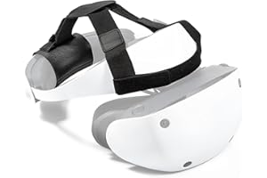 DEVASO Correa de cabeza ajustable para PSVR2, cómoda y suave correa PlayStation VR2, presión reducida, ligera PS5 VR2, accesorio para la cabeza para un mejor agarre y comodidad