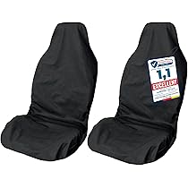 LIONSTRONG® Kinderstoelonderlegger, autostoelbeschermer, Isofix, waterafstotend, stoelbeschermer voor in de auto, universeel compatibel, wit