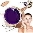 Eeiiey Soft Matte Cream Concealer Waterproof Powder Foundation Full Coverage Evanesce Makeup (Natural)