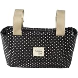 Walking Mum. Bolso organizador I Love Vichy. Bolsa de maternidad para silla  de paseo. Asas cortas para fijar al carro. Color Rosa. Medidas 31X17X12 cm.  : Amazon.es: Bebé