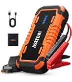 AstroAI B8 Avviatore Di Emergenza 12V | 7,0L Benzina / 5,5L Diesel, Power Bank E Torcia LED