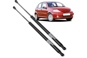 Ramor Strutz 2x Portón Trasero, Amortiguadores Maletero Compatible con Citroen C3 Mk1 2002-2009. Resorte de Gas, Puntales de Gasolina. Reemplazo de 8731G3 y Otros.