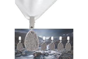 Guanyj 6 Pcs Poids de Nappe Poids pour Nappe avec Pinces Poids pour Nappes en Marbre Poids pour Nappe Exterieur Pendentifs Nappe pour Camping, Mariage,Pique-Nique dans Le Jardin, Exterieur(Gris)