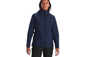 Marmot Wodoodporna kurtka przeciwdeszczowa GORE-TEX, oddychający płaszcz przeciwdeszczowy z kapturem, lekka wiatrówka hardshell na wędrówki Kobiety Wm's Minimalist GORE-TEX Jacket (1 w zestawie)