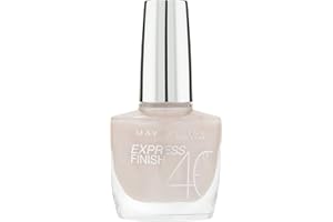 ‎MAYBELLINE Maybelline New York Make-Up Nailpolish Express Finish Nagellack Sweet Rose/Ultra schnelltrocknender Farblack in glitzerndem Hellrosa, 1 x 10 ml